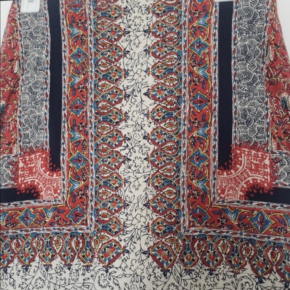 Lucky brand it line above the knee skirt floral - Picture 3 of 4